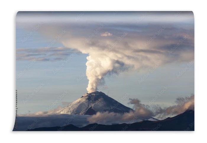 fototapeta erupcja wulkanu cotopaxi