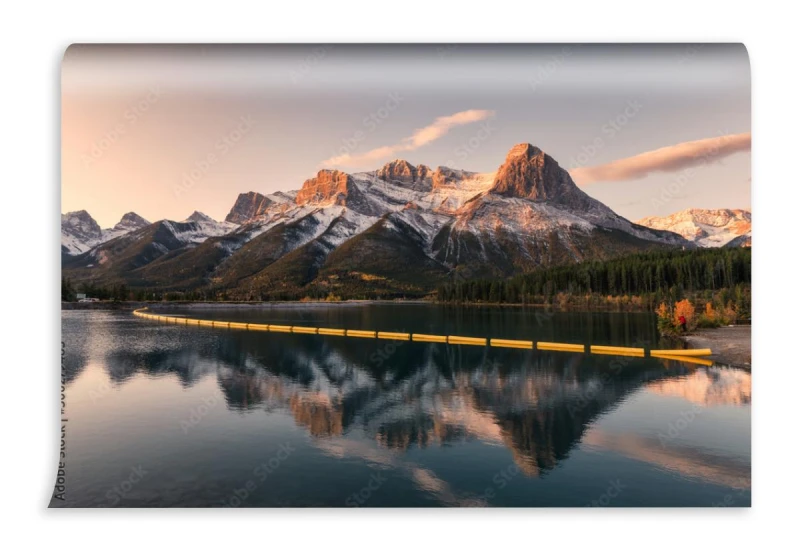 fototapeta mount lawrence grassi w kanadyjskim rockies