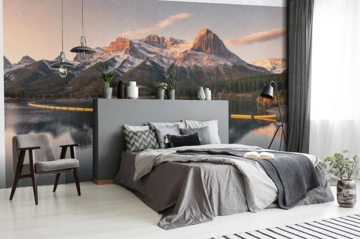 fototapeta mount lawrence grassi w kanadyjskim rockies