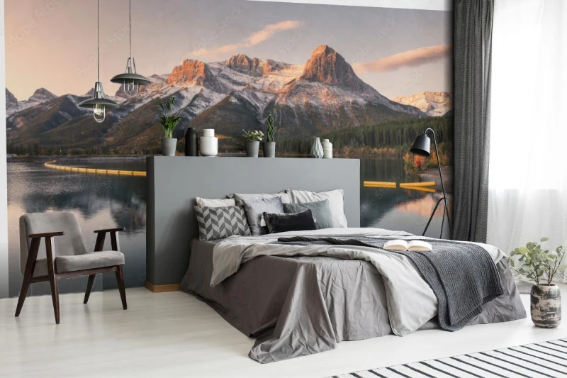 fototapeta mount lawrence grassi w kanadyjskim rockies