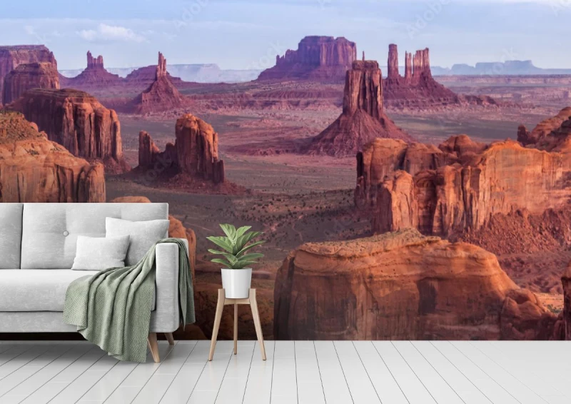 fototapeta sunrise in hunts mesa navajo plemienne majestat