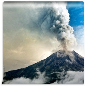 fototapeta wybuch wulkanu tungurahua ekwador