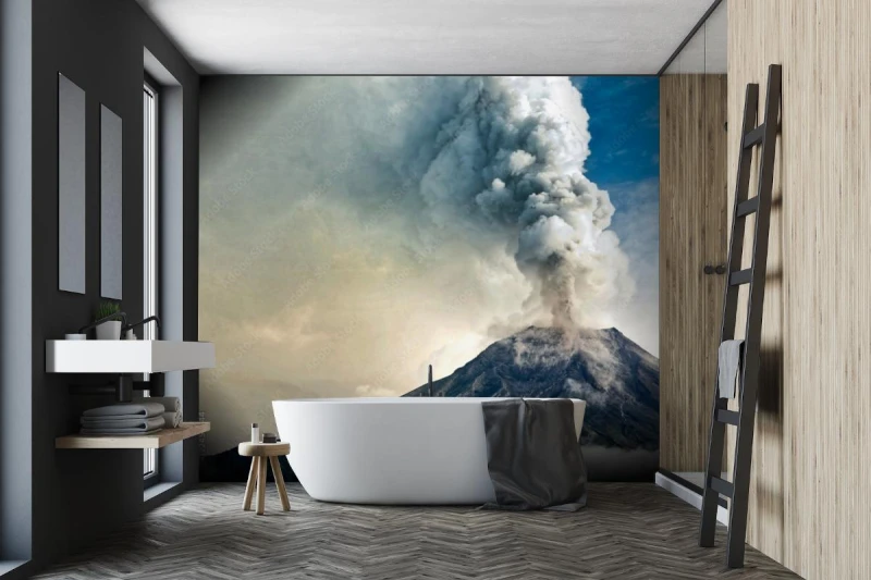 fototapeta wybuch wulkanu tungurahua ekwador