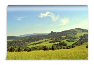 fototapeta wzgorza