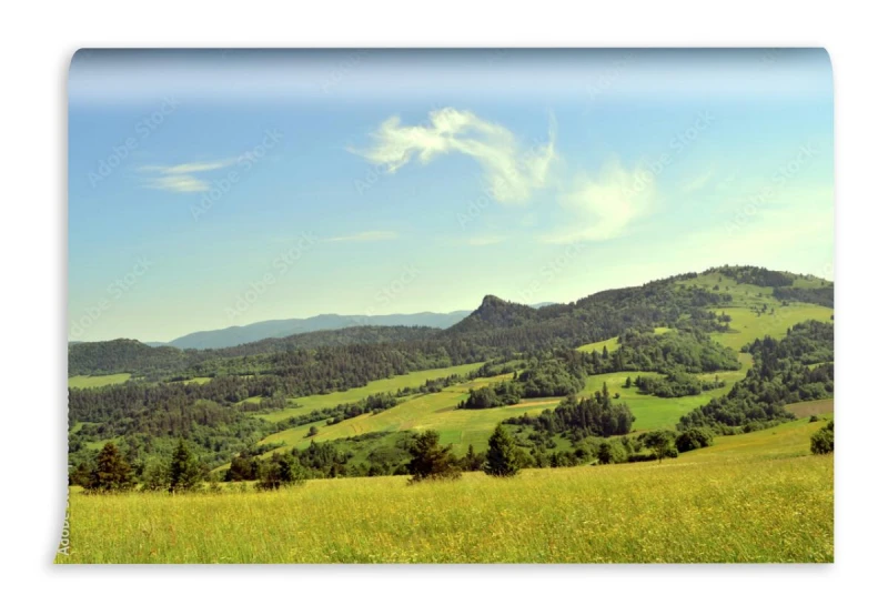 fototapeta wzgorza