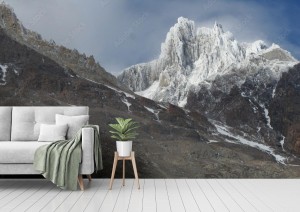 fototapeta zamrozona gora