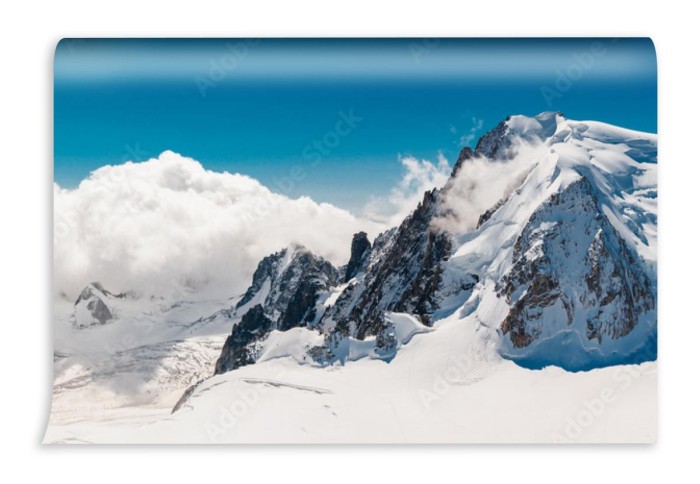 fototapeta zdjecia stock topu mont blanc