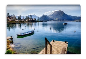 fototapeta wschodni brzeg jeziora annecy