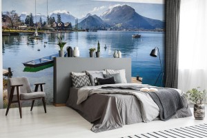 fototapeta wschodni brzeg jeziora annecy