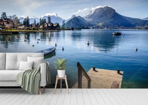 fototapeta wschodni brzeg jeziora annecy