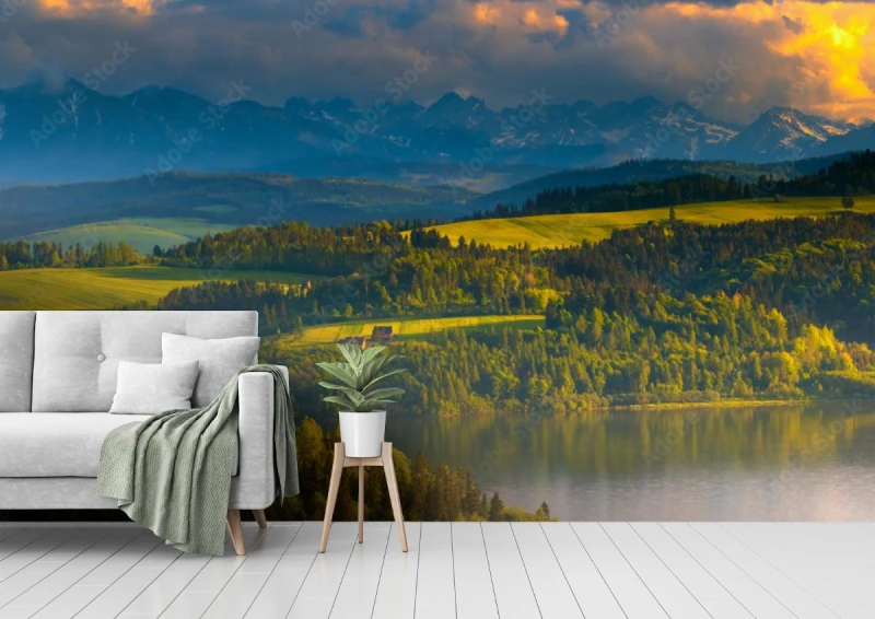 fototapeta zalew czorsztynski