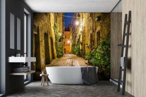 fototapeta pienza noca toskania