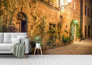 fototapeta pienza noca toskania