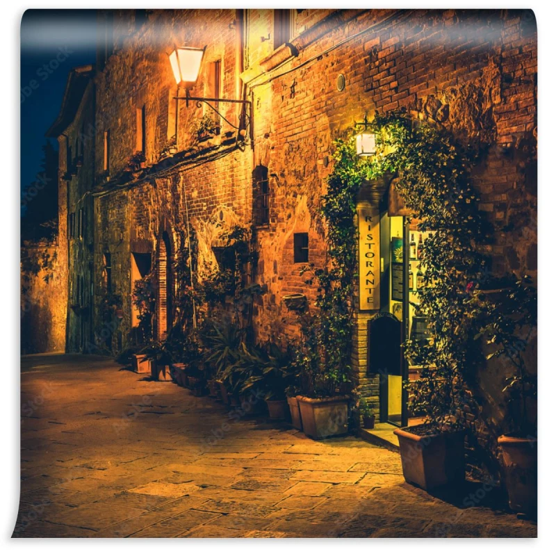 fototapeta restauracja toskanska w pienza