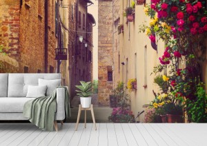 fototapeta ulica w pienza