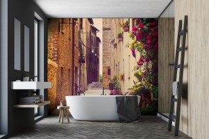 fototapeta ulica w pienza