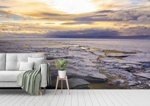 fototapeta mcmurdo antarktyda sunset