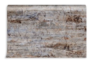 fototapeta retro liscie beton drewno
