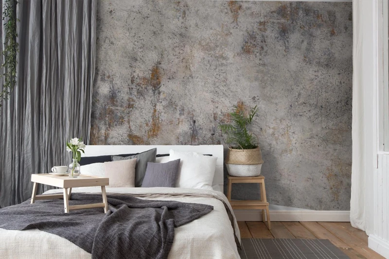 fototapeta szary cement beton