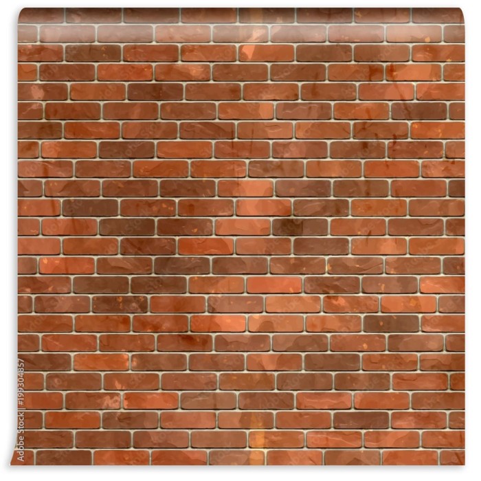 fototapeta bezszwowe tlo z czerwonej cegly sciany