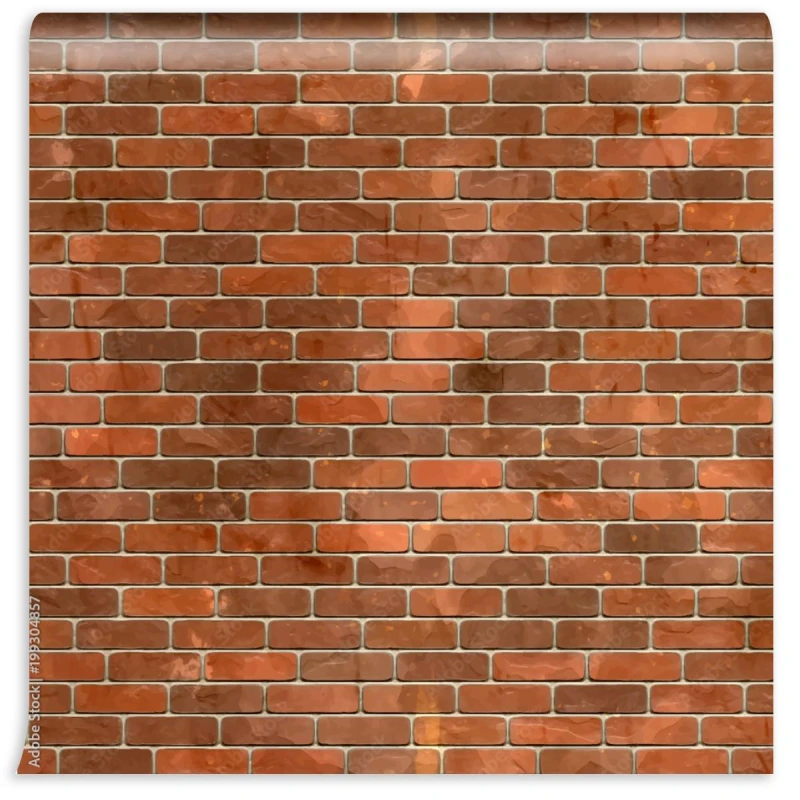 fototapeta bezszwowe tlo z czerwonej cegly sciany