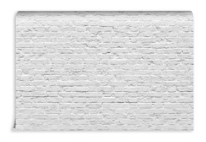 fototapeta bialy mur z cegly