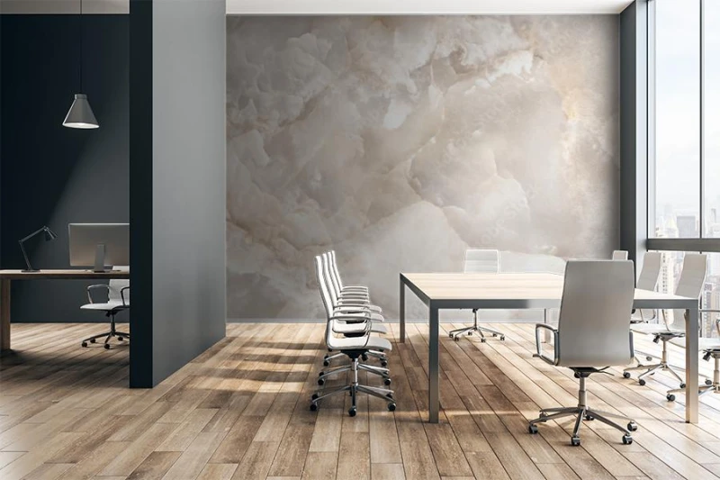 fototapeta onyksowy marmur bezowy